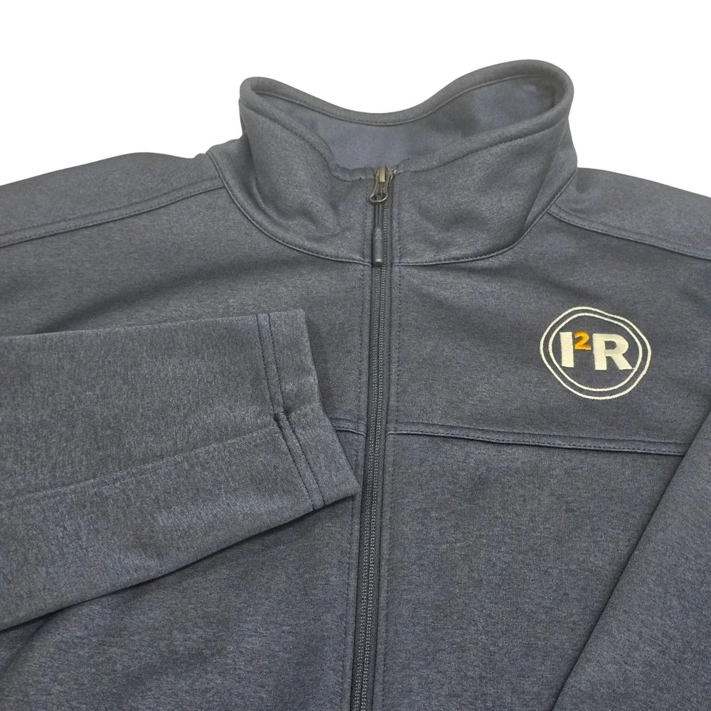 The North Face Jacket Mens XL Navy Blue AWS Global Incident Softshell Full Zip